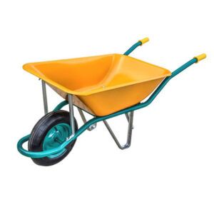 CARRETILLA OBRA AMARILLA 90 LTR